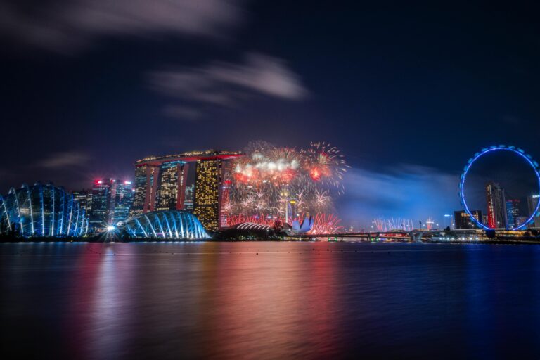 Singapore Night Landscape