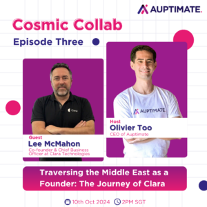 Podcast Cover - Cosmic Collab Episode 3: Traversing the Middle East as a Founder: The Journey of Clara