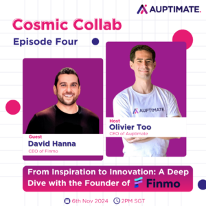 Podcast Cover - Cosmic Collab Episode 4: From Inspiration to Innovation: A Deep Dive with the Founder of Finmo