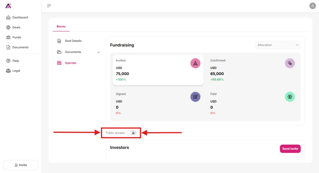 dashboard preview of feature